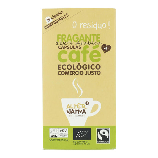 Cápsulas de Café Fragante Alternativa, 10 uds 5,5 g