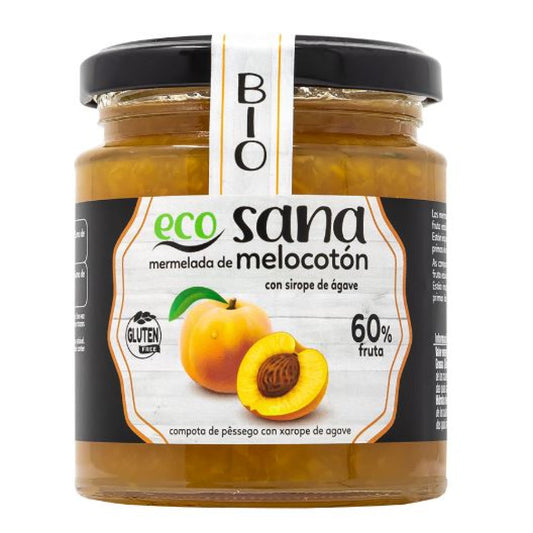Mermelada De Melocotón Con Sirope De Ágave Bio 260 Gr