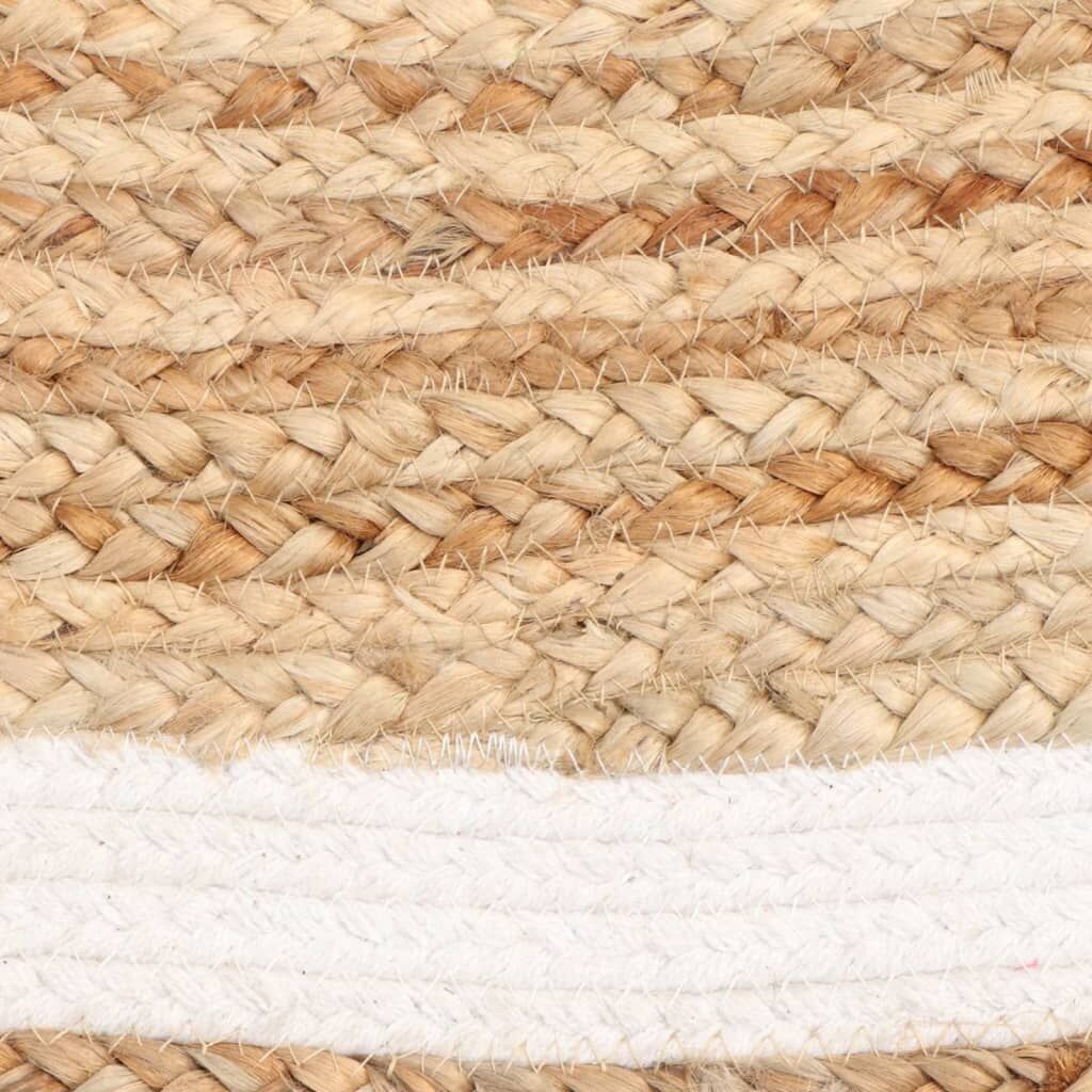 Dutch Lifestyle Alfombra Jaipur Classic Redonda Natural Y Crema 150 Cm_1