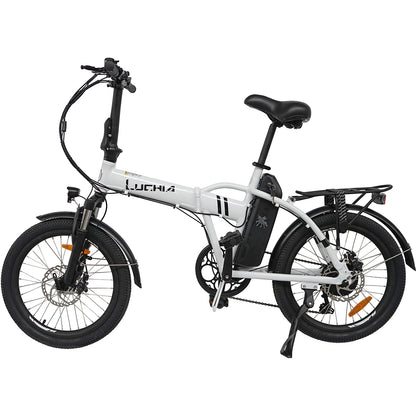 Sirio 250w 36v 10ah (360wh) Bicicleta Eléctrica De Paseo Plegable - Rueda 20 X 1.95 Color Blanco_0
