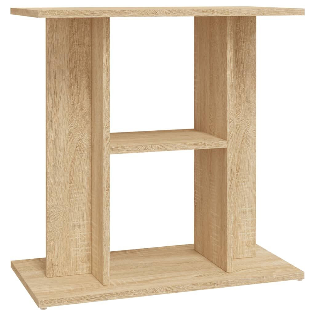 Vidaxl Soporte Para Acuario Madera Ingeniería Roble Sonoma 60x30x60 Cm_0