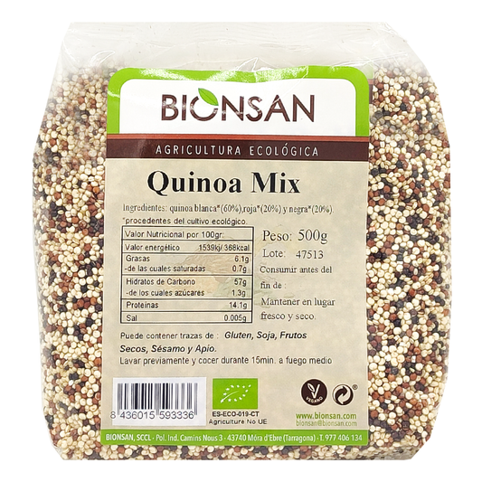 Quinoa Mix Ecológica Eco Bionsan 500gr_0