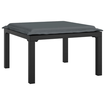 Vidaxl Juego De Muebles Jardín 3 Pzas Ratán Sintético Negro Y Gris_5