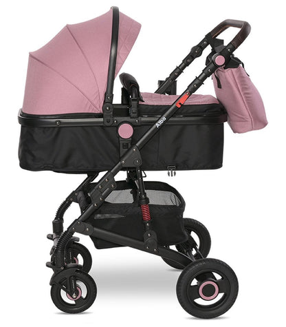 Carrito De Bebé Dúo Convertible Alba Premium Pink_1