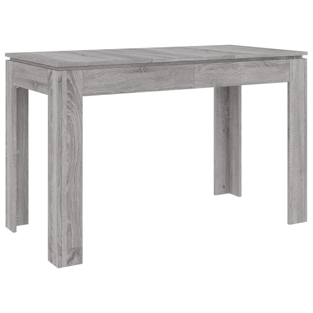 Mesa De Comedor Madera De Ingeniería Sonoma Gris 120x60x76 Cm_0