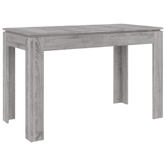 Mesa De Comedor Madera De Ingeniería Sonoma Gris 120x60x76 Cm_0