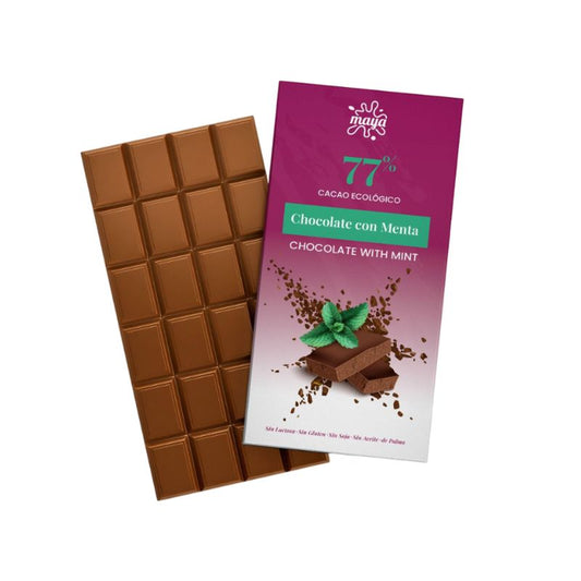 Chocolate Con Menta 77% Maya Organic 75g_0