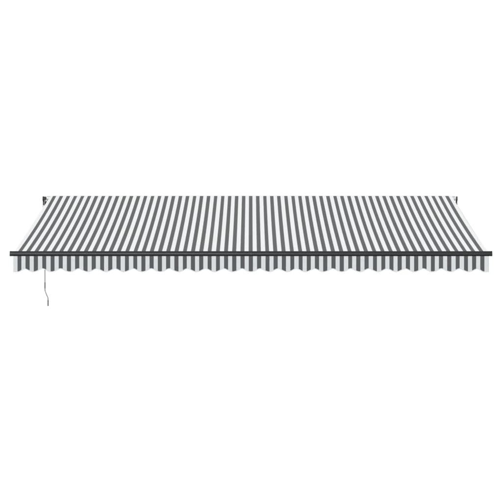 Toldo Retráctil Manual Luz Led Antracita Y Blanco 600x350 Cm_3