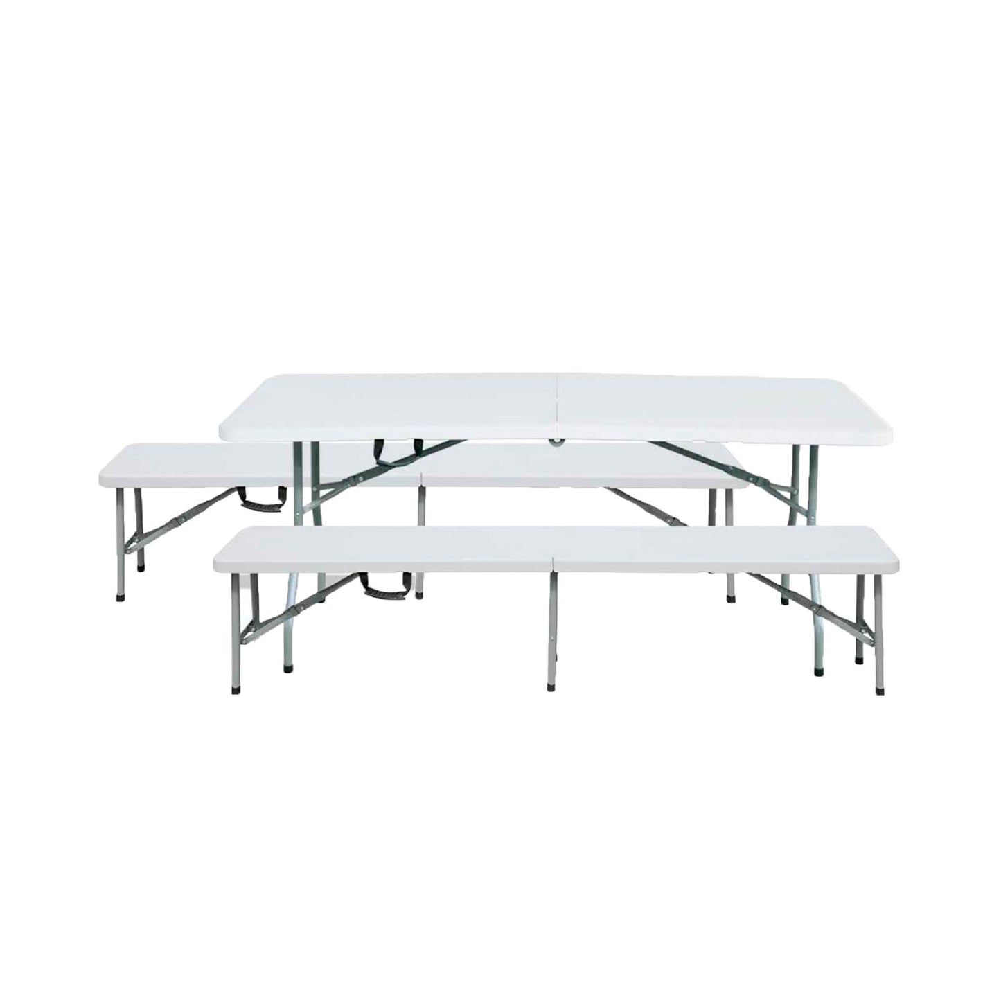 Conjunto Plegable Mesa Con 2 Bancos De 180cm Catering 7house_0