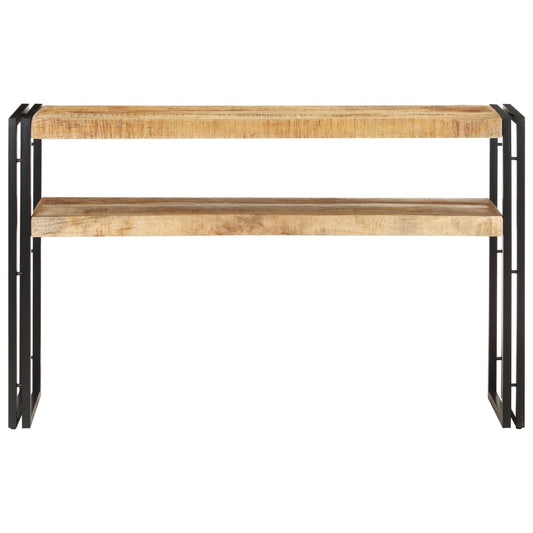 Mesa Consola De Madera De Mango Rugosa 120x30x75 Cm_0