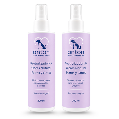 Spray natural neutralizador de olores para perros y gatos – Pack 2 x 200 ml_0