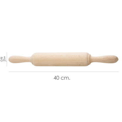 Rodillo Amasar Madera Oryx 40 Cm._1