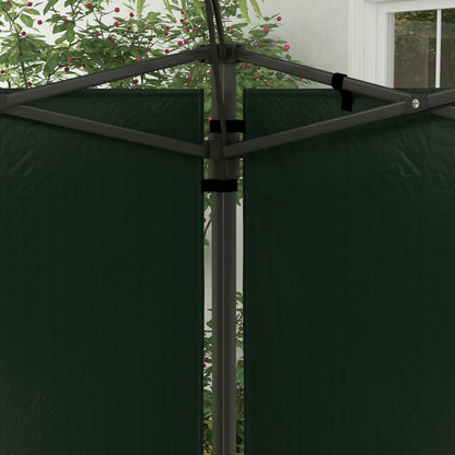 Outsunny Paredes Laterales Para Carpa 3x3 M Y 3x6 M 293x193 Cm Verde Oscuro_3