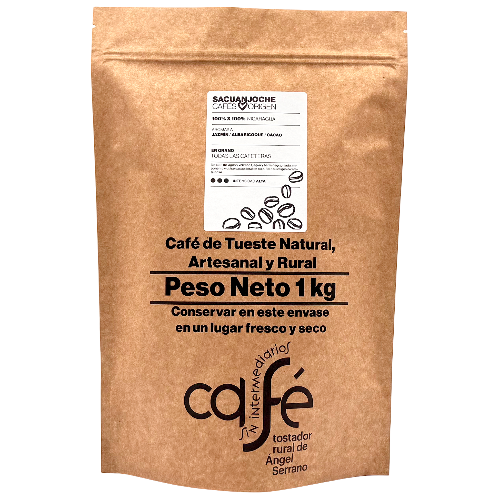 Cafe Sin Intermediarios Café Nicaragua Sacuanjoche En Grano 1 Kg_0