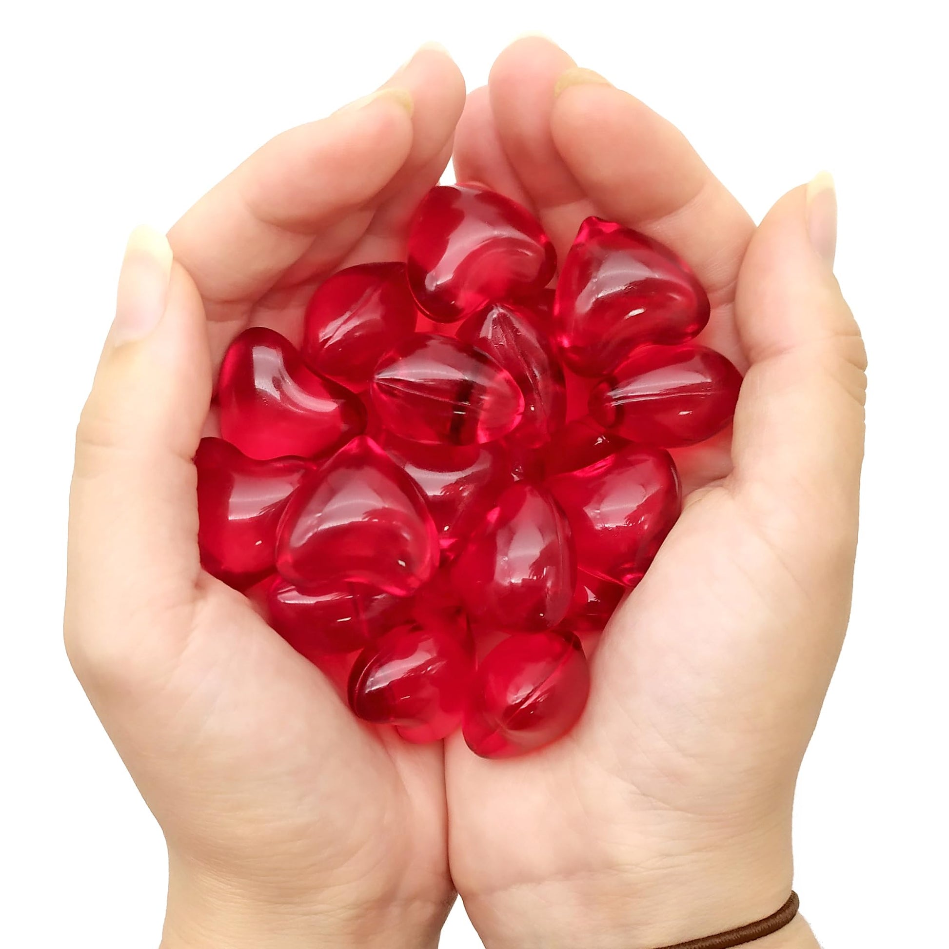 Pack Regalo 12 Perlas Baño En Forma De Corazón - Con Aceite De Soja - Hidrata, Suaviza Y Perfuma La Piel - Aroma Fresas_1