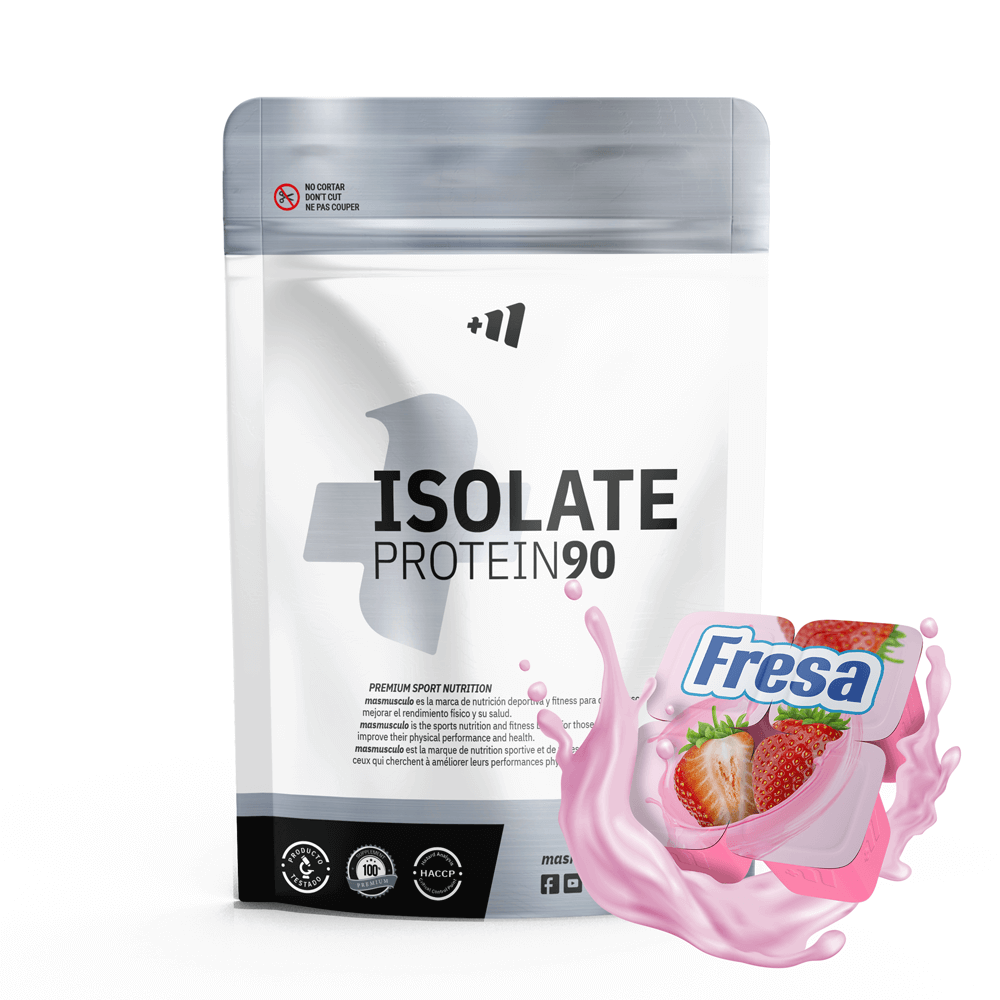 Isolate 90 Cfm - 1kg - Fresa - Aumenta La Masa Muscular - Masmusculo_0