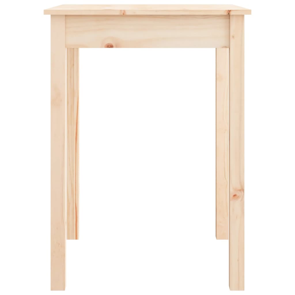 Mesa De Comedor Madera Maciza De Pino 55x55x75 Cm_1