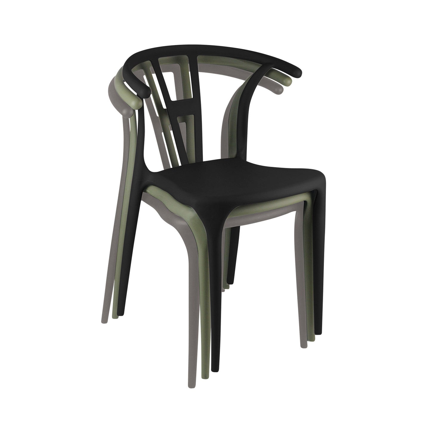 Pack 4 Sillas De Exterior Apilables Scarlett 75x52x49,5cm Thinia Home_5