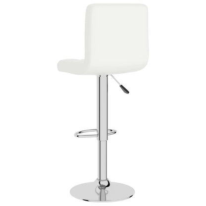 Taburete De Cocina Cuero Sintético Blanco_3