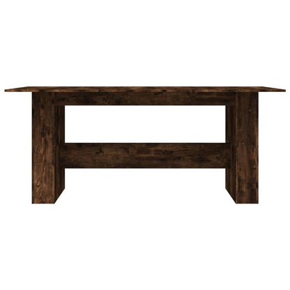 Mesa De Comedor Madera De Ingeniería Roble Ahumado 180x90x76 Cm_2
