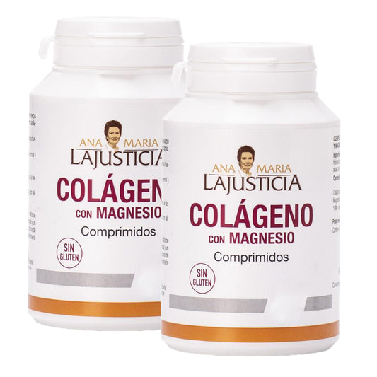 Pack x2 Colágeno con Magnesio Ana María La Justicia 180 comprimidos