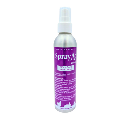 Sprayac - Combate La Tiña Y La Sarna En Conejos Y Gallinas - 200 Ml_0