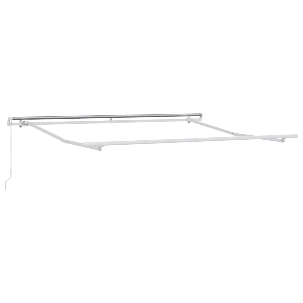 Toldo Retráctil Rojo 350 X 250 Cm Poliéster Y Aluminio_3
