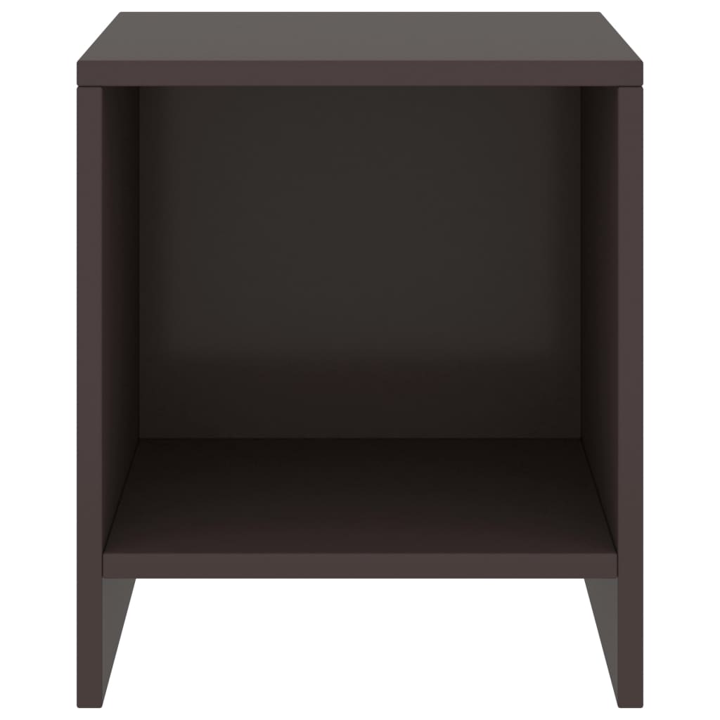Mesitas De Noche 2 Uds Madera De Pino Marrón Oscuro 35x30x40 Cm_1