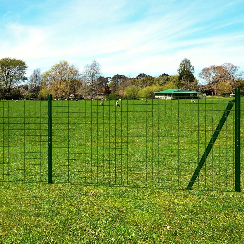 Set De Euro Valla Acero Verde 25x1,7 M / Vetonek_1