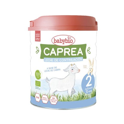 Pack 2x Leche de Cabra Caprea 2 (6 a 12 meses) Ecológica 800 g. Babybio