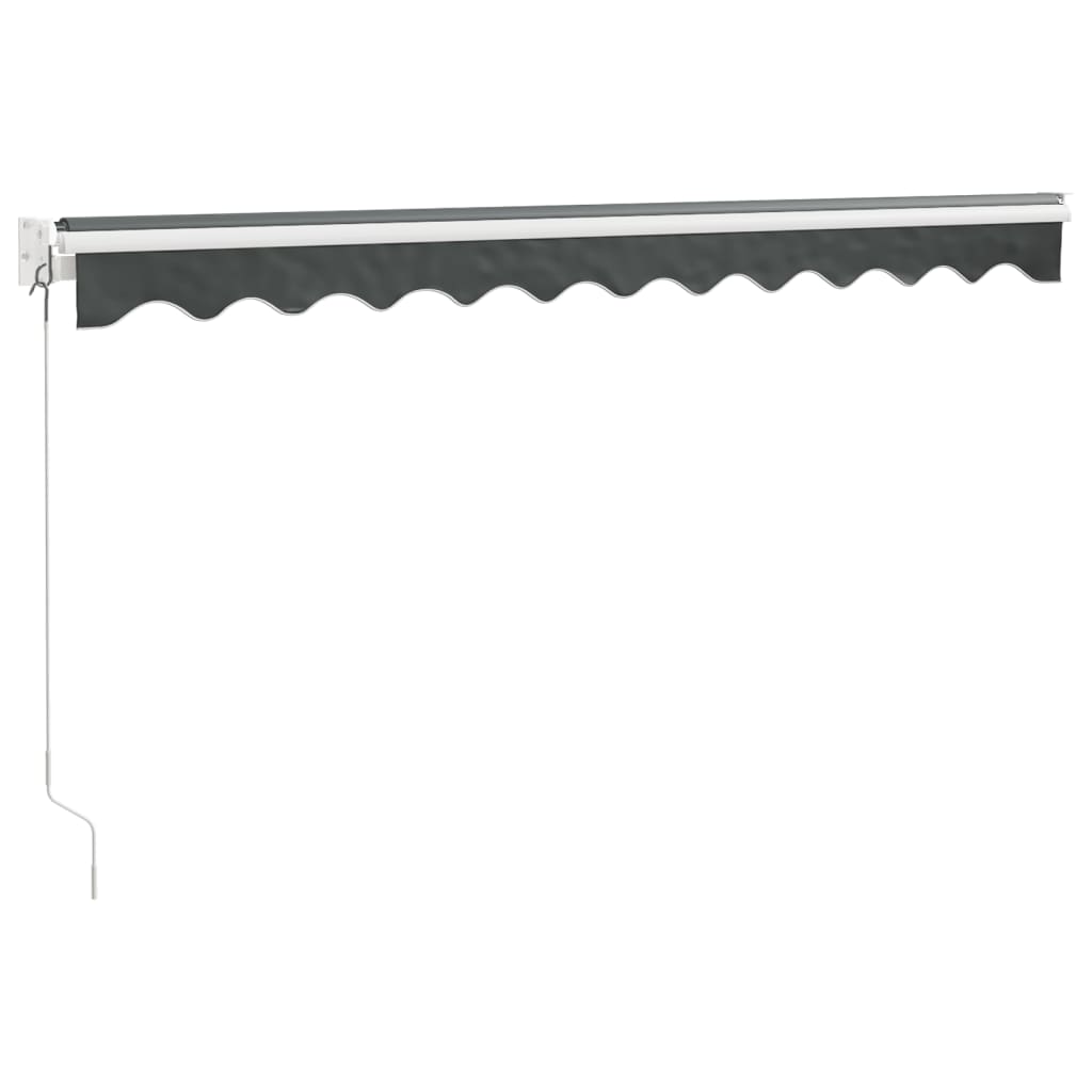 Toldo Retráctil Aluminio Y Tela Gris Antracita 3x2,5 M_5