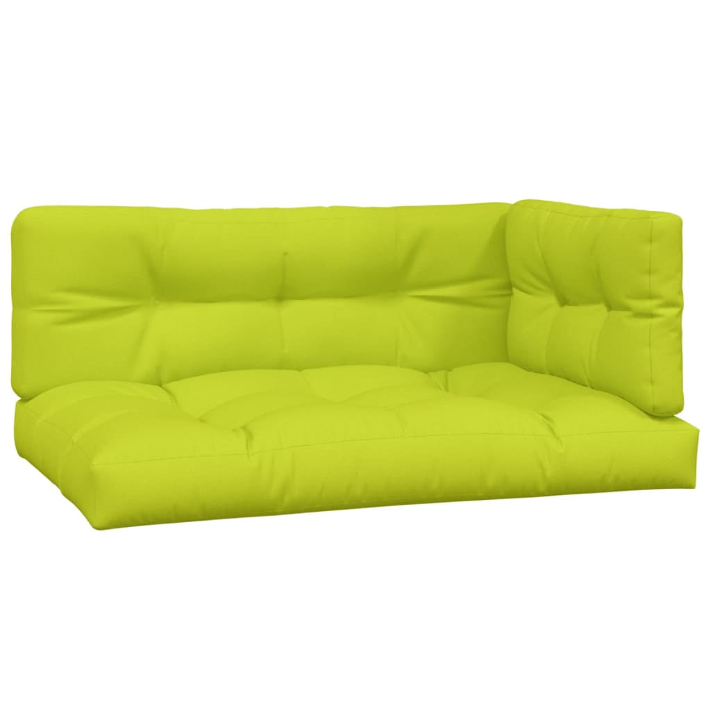 Vidaxl Cojines Para Sofá De Palets 3 Unidades Tela Verde Claro_0
