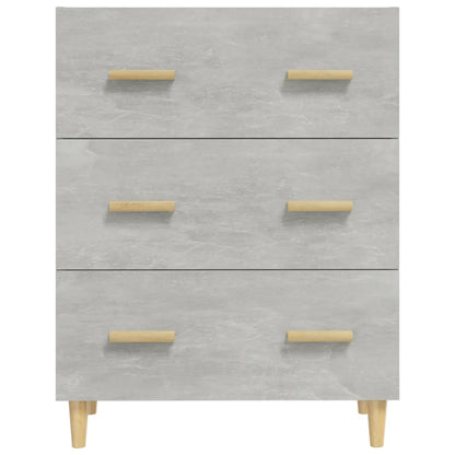 Aparador De Madera Contrachapada Gris Hormigón 70x34x90 Cm / Vetonek_1