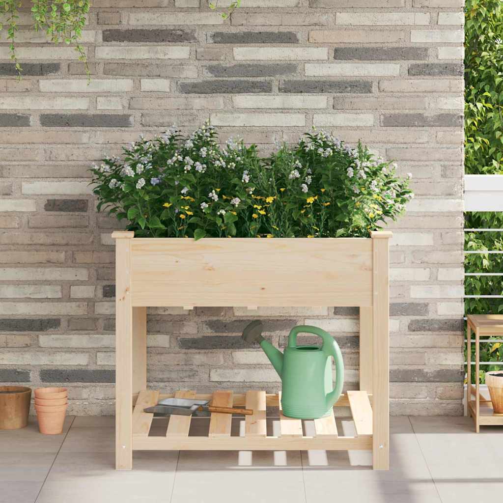 Macetero De Jardín Beige 90 X 90 X 76,5 Cm_1