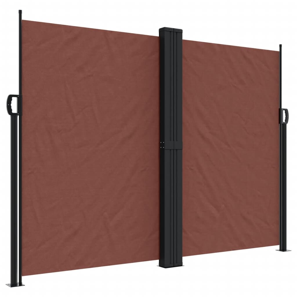 Vidaxl Toldo Lateral Retráctil Marrón 180x600 Cm_0