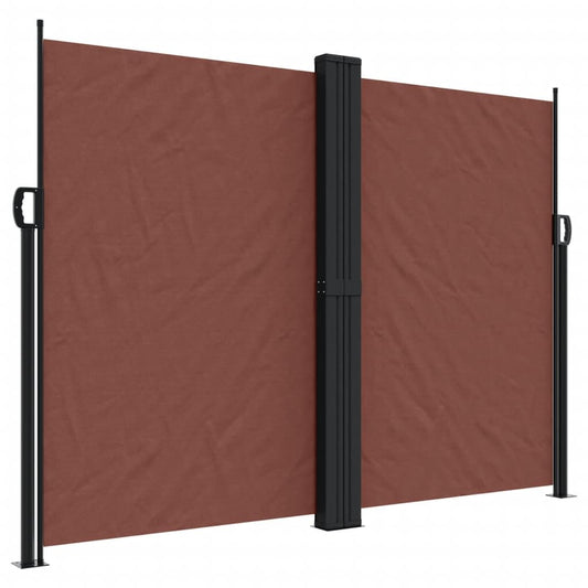 Vidaxl Toldo Lateral Retráctil Marrón 180x1200 Cm_0