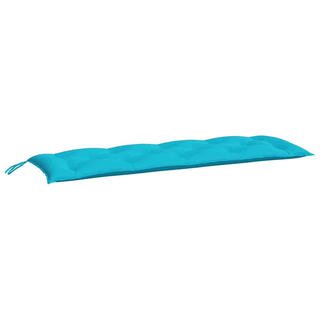 Vidaxl Cojines Para Banco De Jardín 2 Uds Tela Turquesa 150x50x7 Cm_4