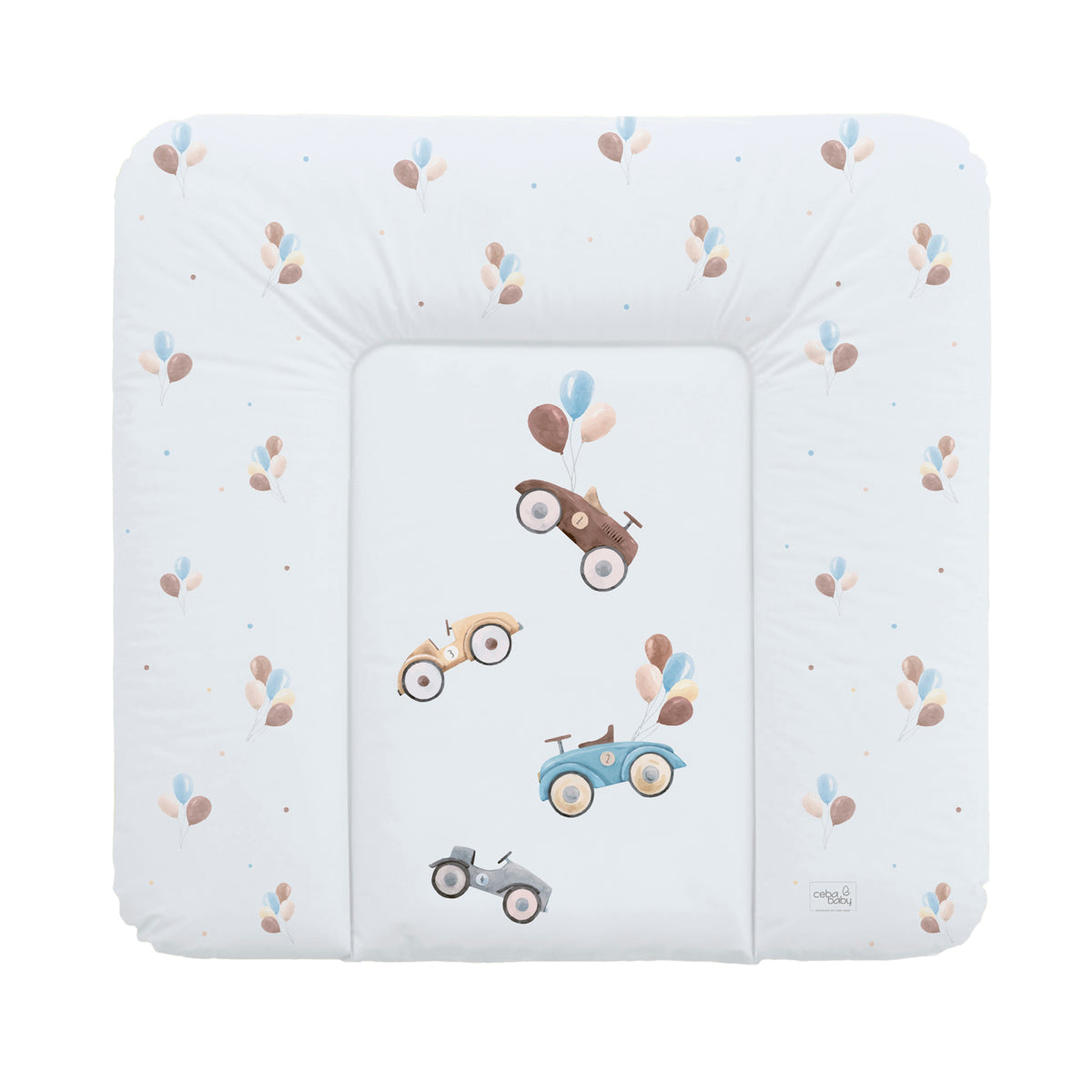 Cambiador Blando Para Comoda T-m Retro Cars 75x72 Cm_0