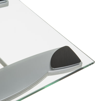 Báscula De Baño Digital Cristal Templado, Alta Medición 150 Kg  100 G, Apagado Automático Adler Ad 8124 Transparente