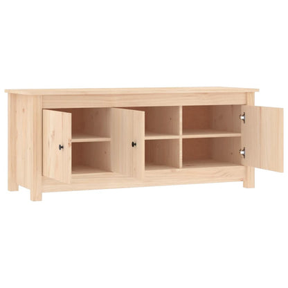 Mueble Zapatero De Madera Maciza De Pino 110x38x45,5 Cm / Vetonek_2