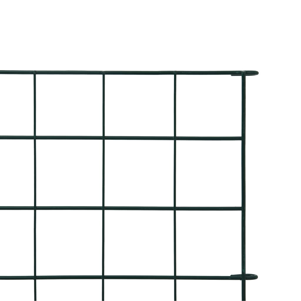Set De Valla De Jardín Arqueada Verde 77,3x26 Cm / Vetonek_2