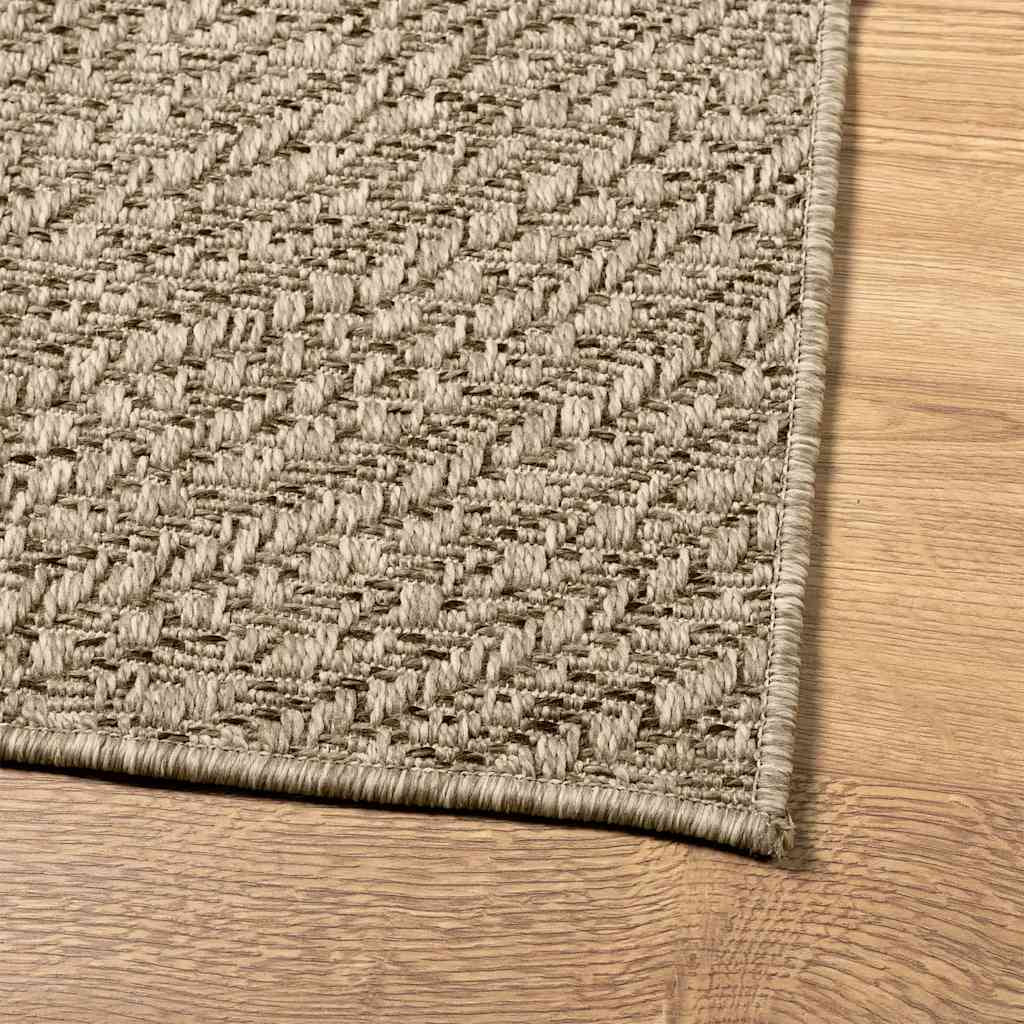 Vidaxl Alfombra Zizur Aspecto Yute Interior/exterior Beige 240x240 Cm_4
