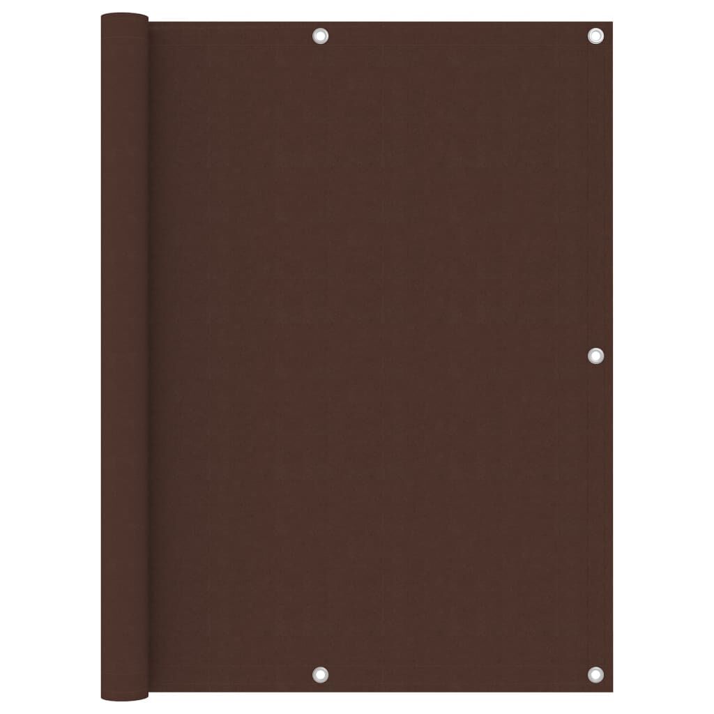 Vidaxl Toldo Para Balcón Tela Oxford Marrón 120x300 Cm_0