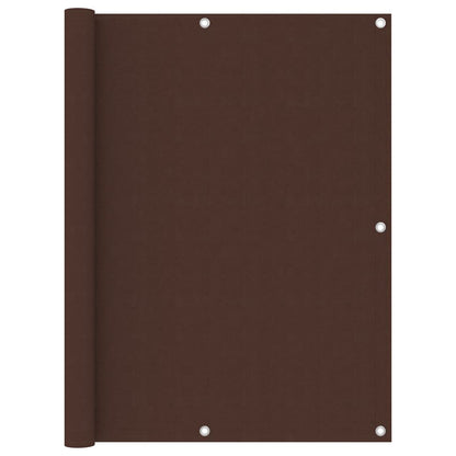 Vidaxl Toldo Para Balcón Tela Oxford Marrón 120x300 Cm_0