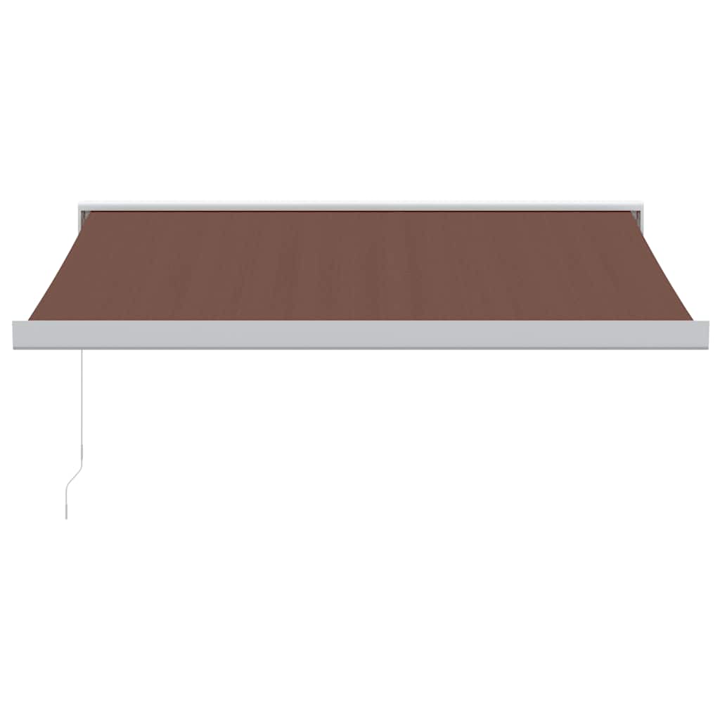 Toldo Retráctil Manual Marrón 350x250 Cm_2