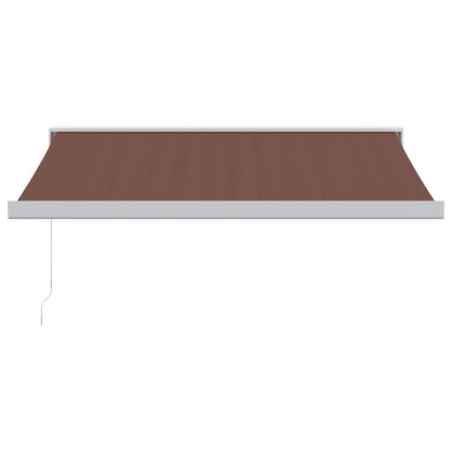 Toldo Retráctil Manual Marrón 350x250 Cm_2
