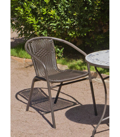 Pack 4 Sillones Terraza Jardín Brasil-3 Acero 78 Cm(alto) 55 Cm(ancho)64 Cm(fondo)_0