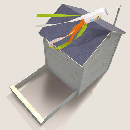 Casita infantil de madera con arenero Elisabeth Soulet