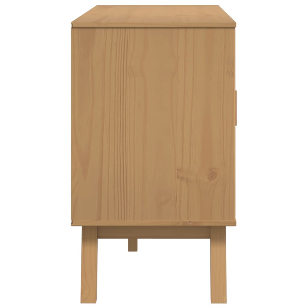 Aparador Olden Madera Maciza De Pino Marrón 114x43x73,5 Cm / Vetonek_3