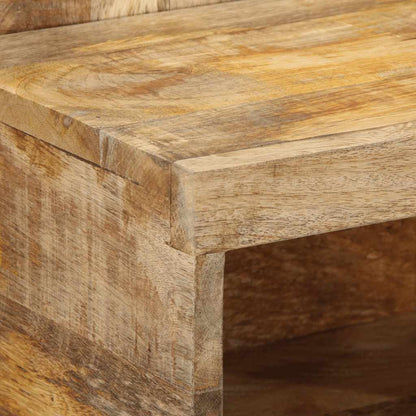 Mesita De Noche Madera Maciza De Mango 50x27x50 Cm_3